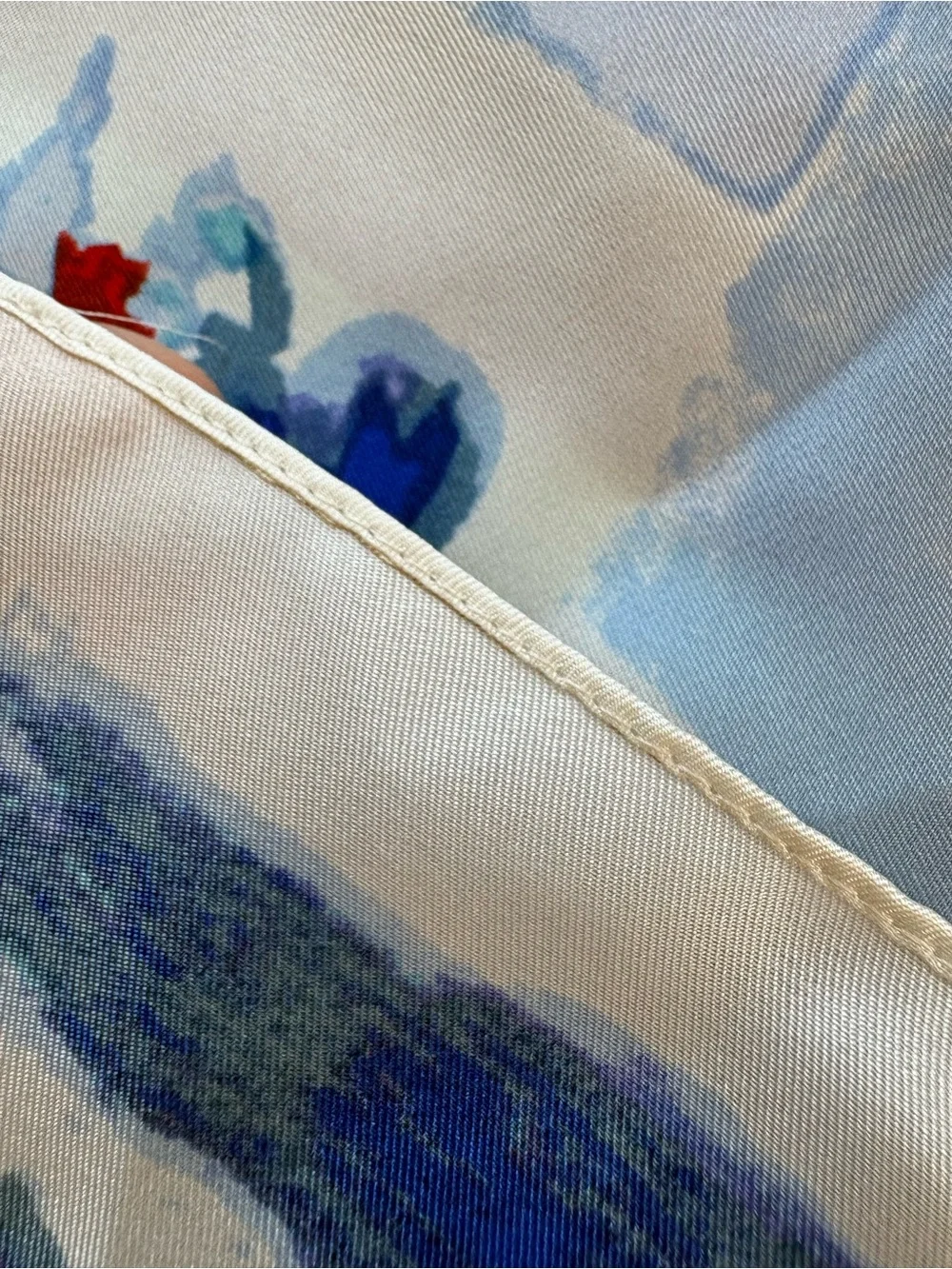 100% silk scarf